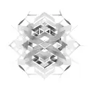 A geometric design inspired by dance movements tattoo design idea