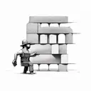 bricks bricklayer stone builder mason tattoo design idea