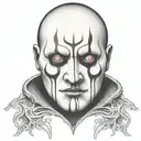 ghostface tattoo design idea