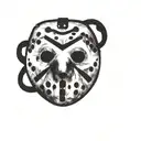 jason vorhees mask tattoo design idea