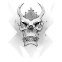 old school dagger tattoo design idea