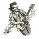 Bruce springsteen tattoo design idea