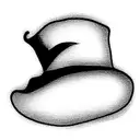 sheet ghost with hat tattoo design idea