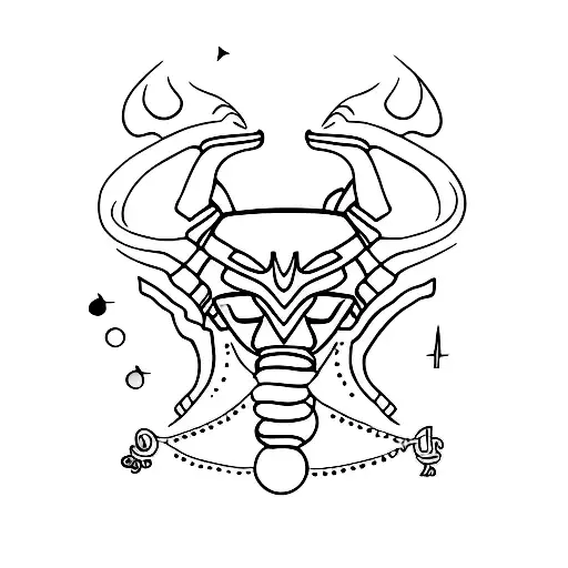 Scorpio and Libra and Libra and Taurus and Capricorn  tattoo design idea