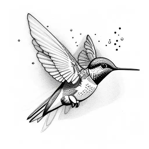 Free Hummingbird Tattoos Black And White, Download Free Hummingbird Tattoos  Black And White png images, Free ClipArts on Clipart Library