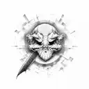 dr plague  tattoo design idea