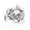  3 brother 1 sister  tattoo design idea