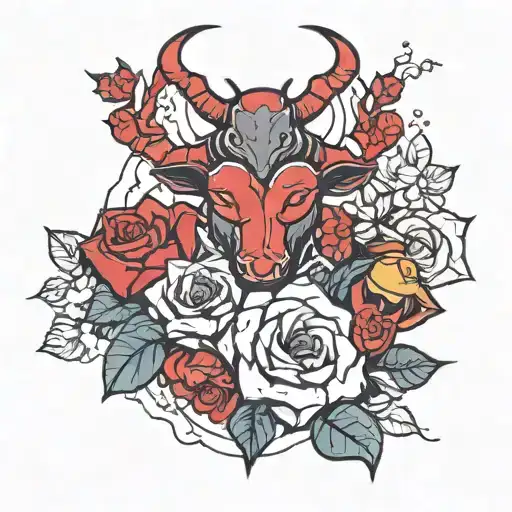 Alex, Sammy, Charles, Scorpio zodiac, Taurus zodiac, DC Comics Classic Wonder Wowan, flowers, birds, red hearts tattoo design idea