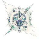 three swords tattoo design idea