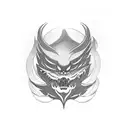 full back tattoo based on the ghibli universe tattoo design idea