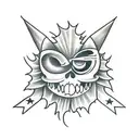 boo tattoo design idea