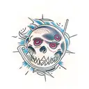 boo tattoo design idea