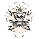 boo tattoo design idea