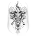 Combine elements from classic literature and mythology for a unique tattoo concept tattoo design idea