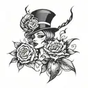 mind over matter tattoo design idea