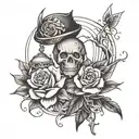 mind over matter tattoo design idea