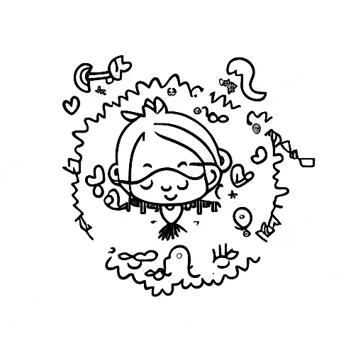 kids hand holding adults hand and kids hair fades into eyelashes floating in the air  tattoo design idea