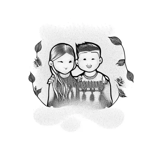 kids hand holding adults hand and kids hair fades into eyelashes floating in the air  tattoo design idea