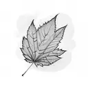A weed leaf with the lyrics 'In the end, it's him and I' incorporated into the design tattoo design idea