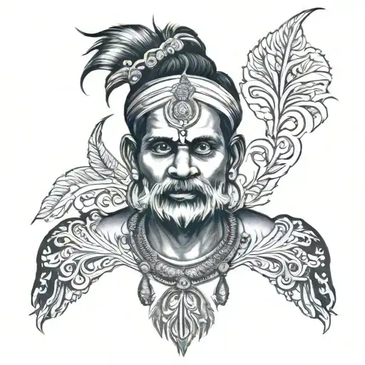 Tamil Eelam adorned tattoo design idea