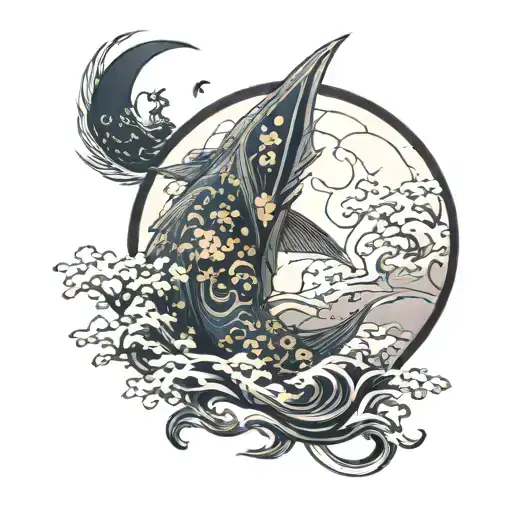 fleeting moonlight from the anime blade tattoo design idea