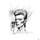 ipa david bowie tattoo design idea