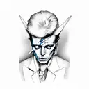ipa david bowie tattoo design idea