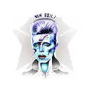 ipa david bowie tattoo design idea