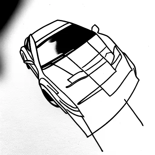 Honda nsx tattoo design idea