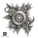 perspective  tattoo design idea