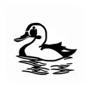 Duck tattoo design idea