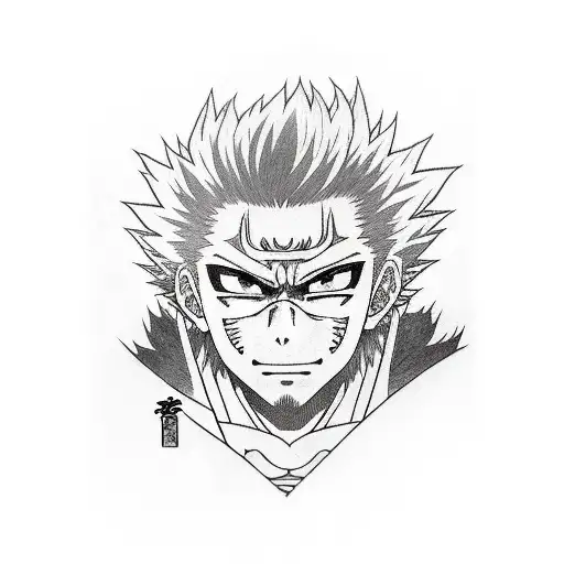 Anime bakugou katsuki tattoo design idea