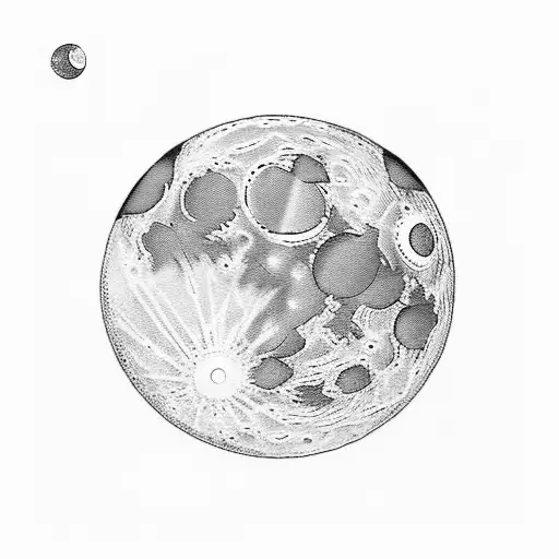 moon. 2005 january wednesday tattoo design idea