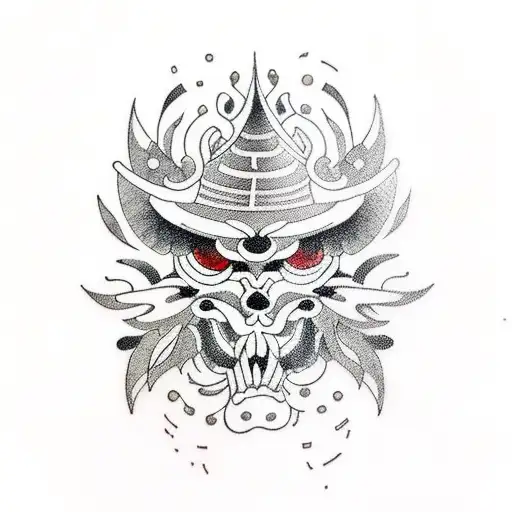 ojo fumando marihuana  tattoo design idea