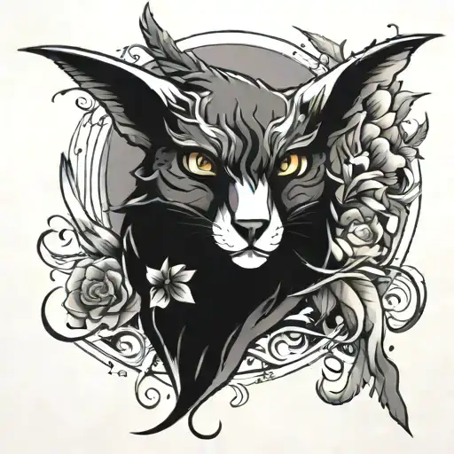 shadow tattoo design idea
