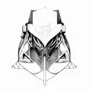 Warframe Equinox prime tattoo design idea