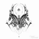 Warframe Equinox prime tattoo design idea