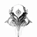 Warframe Equinox prime tattoo design idea