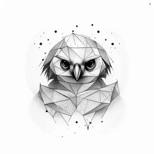 tyto alba tattoo design idea