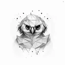 tyto alba tattoo design idea