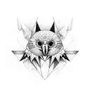 tyto alba tattoo design idea