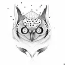 tyto alba tattoo design idea