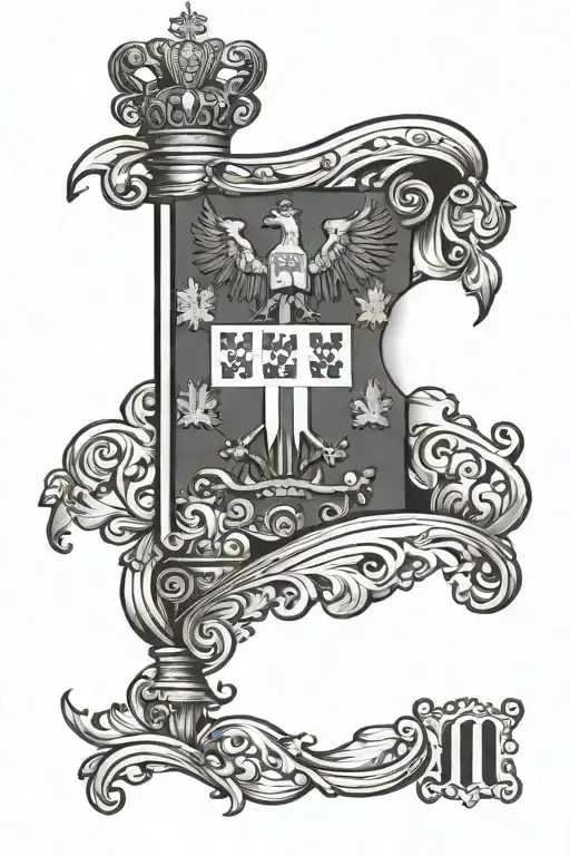 Dominican Republic flag waving tattoo design idea