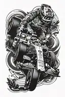 formula 1 and Lewis Hamilton, gaming,crazy tattoo design idea