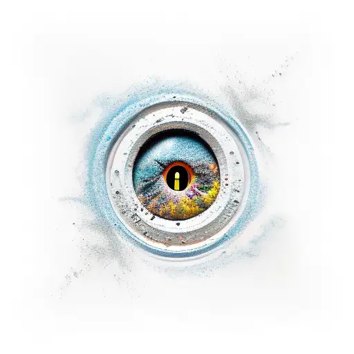 hole tattoo design idea