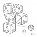 dnd dices tattoo design idea