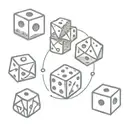 dnd dices tattoo design idea