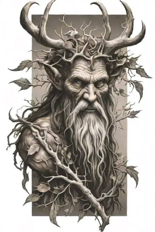 leshy tattoo design idea