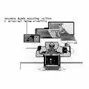 hacking, programming, anime tattoo design idea
