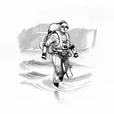 rescue swimmer tattoo design idea
